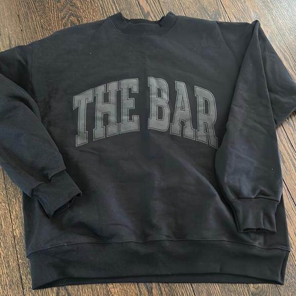 The Bar Tops Nwot The Bar Varsity Sweatshirt Poshmark